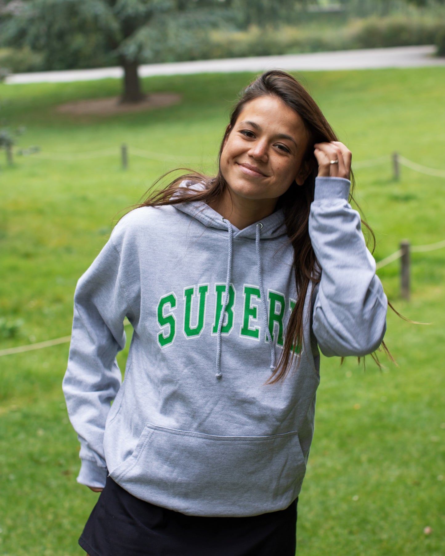 SUBERB. varsity hoodie