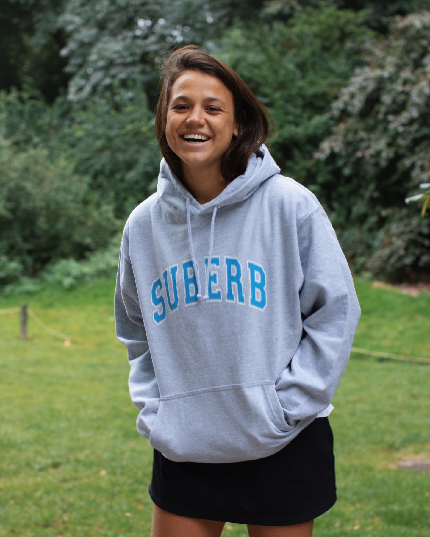 SUBERB. varsity hoodie